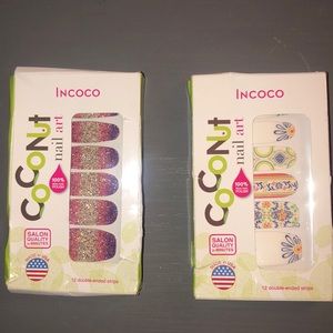 Coconut nail art stickers